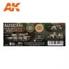 AK Interactive AK11649 3G AUSCAM COLORS 3x17ml